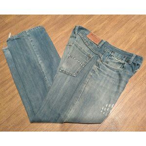 G-Star Originals Raw Denim Jeans Zipper Fly Pocket Studs Distressed Mens 32 X 29